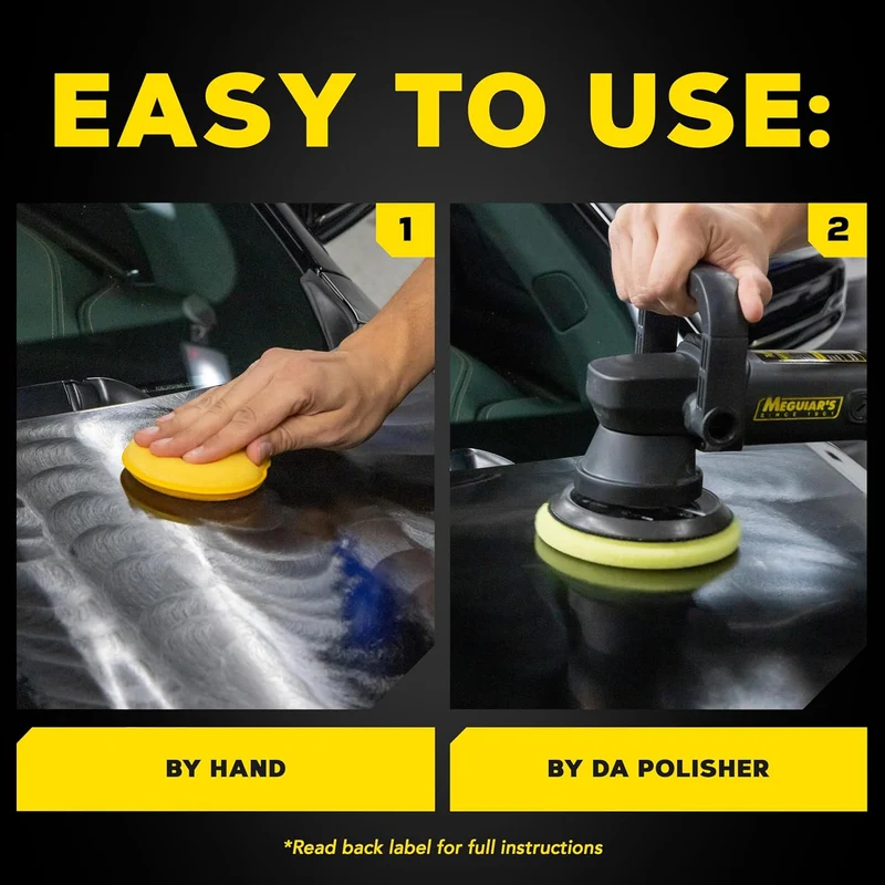 Meguiar's Ultimate High-Gloss Polish Car Shine – Permanently Removes Light Swirls w/ High Gloss Shine (16 Oz)
