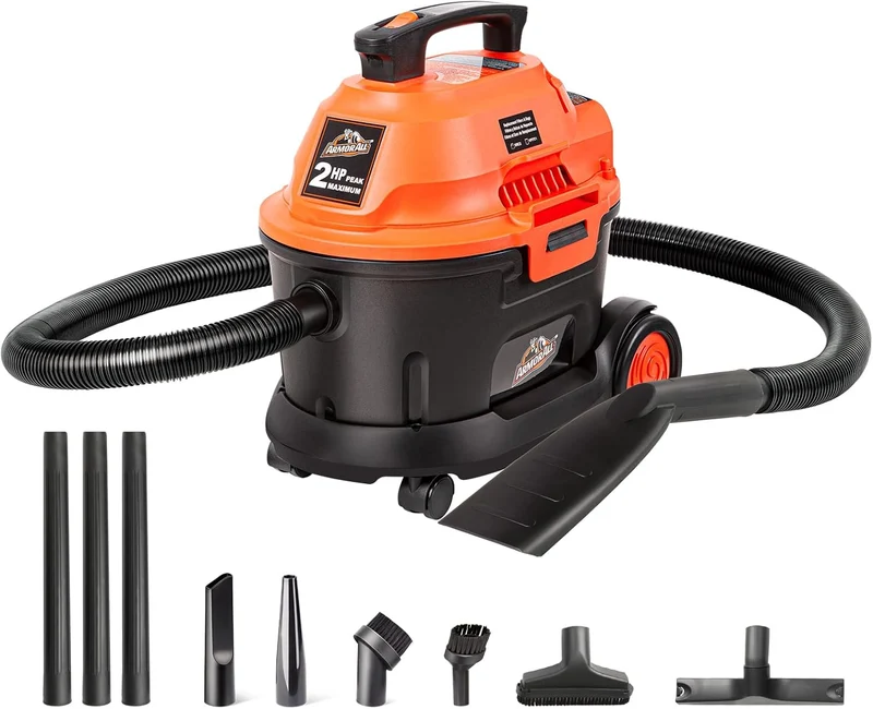 Armor All AA255W Wet/Dry Utility Vac 2.5 Gallon - 120 Volts (AC) Orange/Black