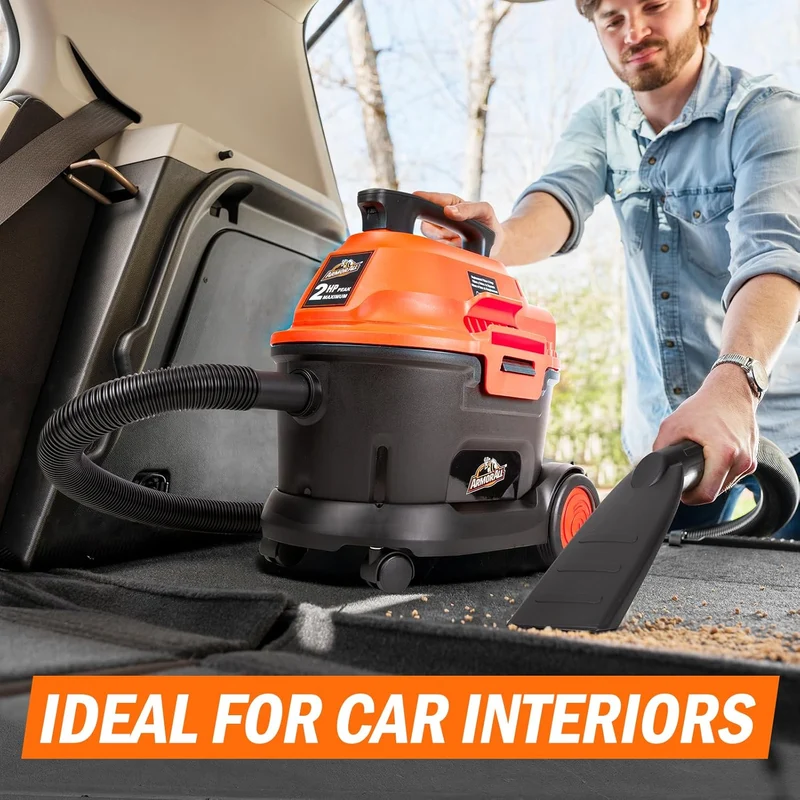Armor All AA255W Wet/Dry Utility Vac 2.5 Gallon - 120 Volts (AC) Orange/Black