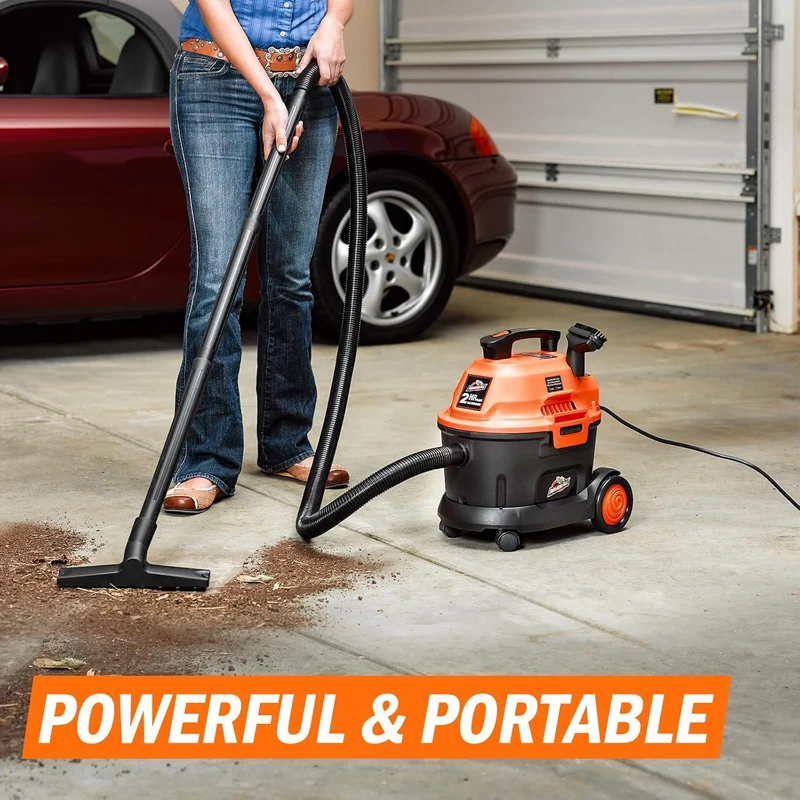 Armor All AA255W Wet/Dry Utility Vac 2.5 Gallon - 120 Volts (AC) Orange/Black
