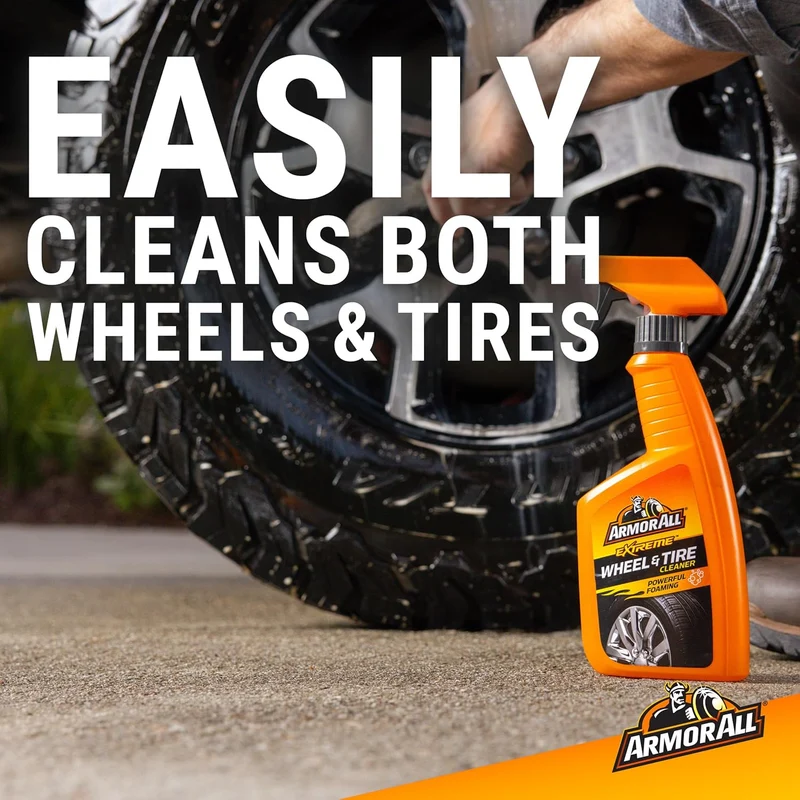 Armor All Extreme Wheel and Tire Cleaner , Car Wheel Cleaner Spray (24 Fl Oz)