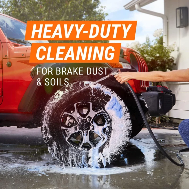 Armor All Heavy Duty Wheel and Tire Cleaner, Car Wheel Cleaner Spray (22 Oz) Multicolor