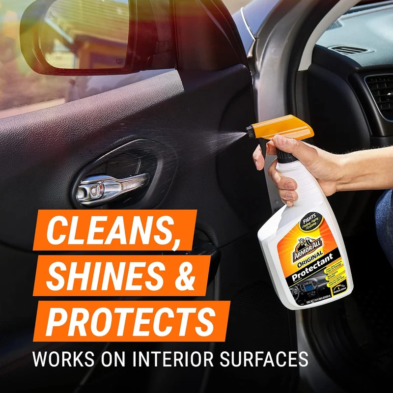 Armor All Original Protectant Spray, Car Interior Cleaner with UV Protection to Fight Cracking & Fading - (8 Oz)