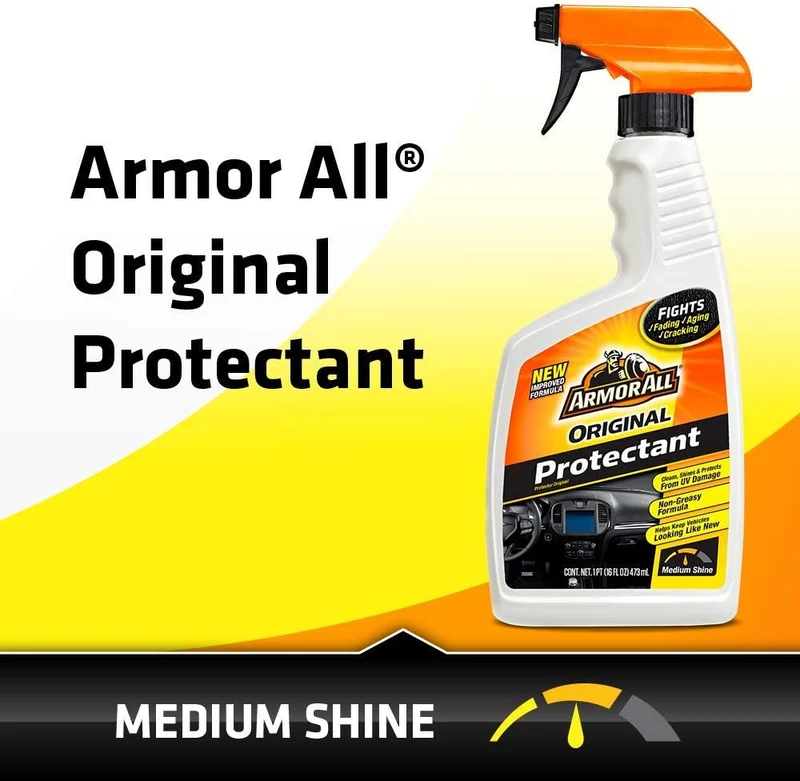 Armor All Original Protectant Spray, Car Interior Cleaner with UV Protection to Fight Cracking & Fading - (8 Oz)