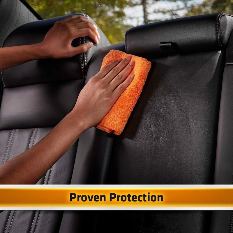 Armor All Car Leather Cleaner and Protectant for Cars, Trucks and Motorcycles, Includes 2 Bottles (16 Fl Oz)