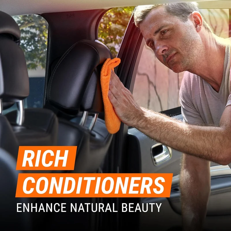 Armor All Car Leather Conditioner Gel, Interior Cleaner for Cars, Trucks and Motorcycles (18 Fl Oz)
