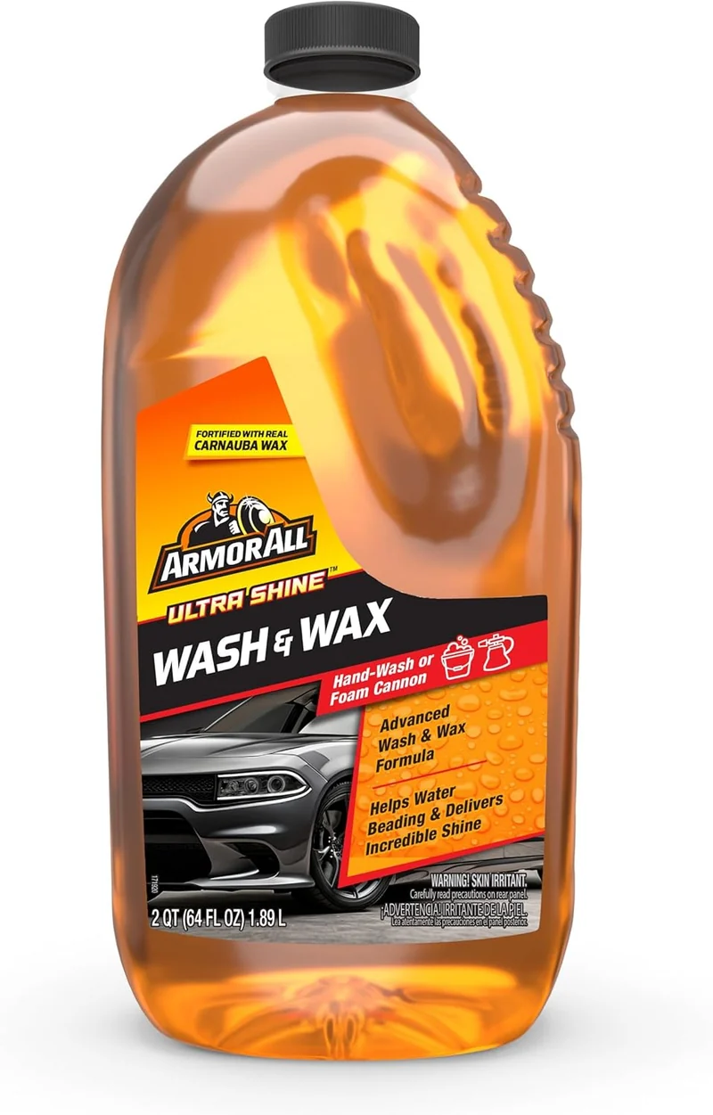 Armor All Ultra Shine Car Wash and Wax Cleaning Fluid - (64 FL Oz)