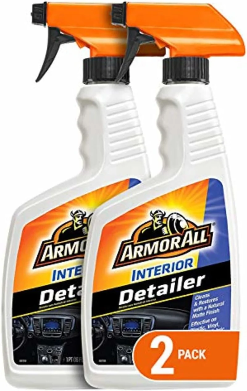 Armor All Interior Detailer, Car Detailer Spray for Cars, Trucks and Motorcycles (16 Fl OZ) 2PK