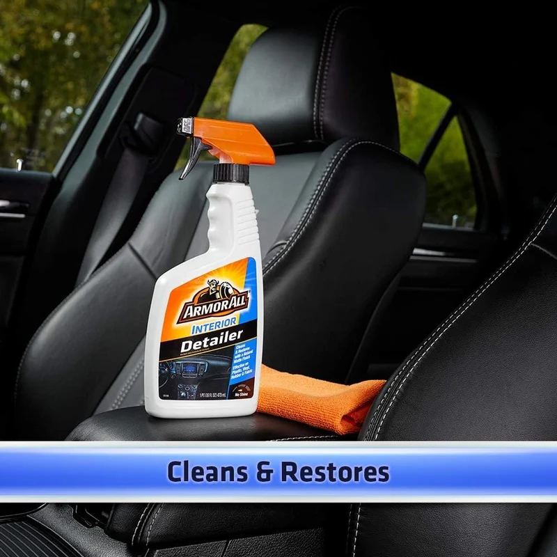 Armor All Interior Detailer, Car Detailer Spray for Cars, Trucks and Motorcycles (16 Fl OZ) 2PK