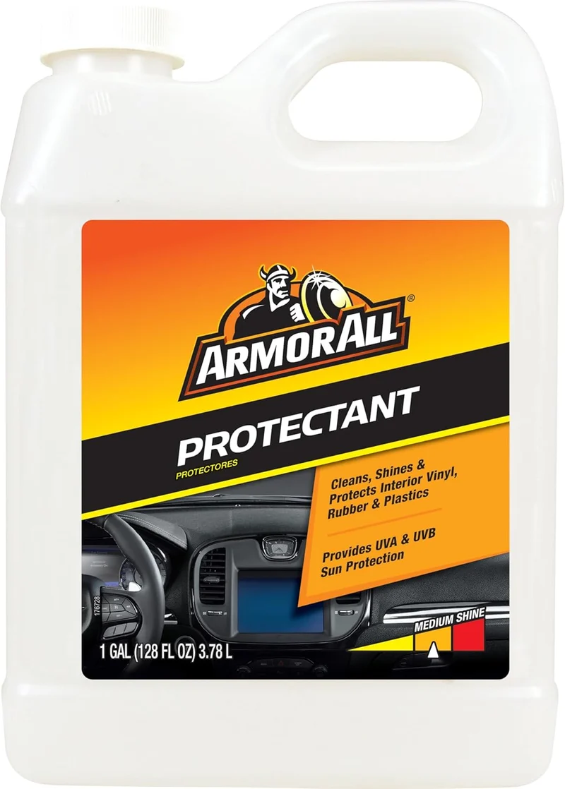 Armor All Car Protectant Refill, Car Interior Cleaner with UV Protection - (128 Fl Oz) White