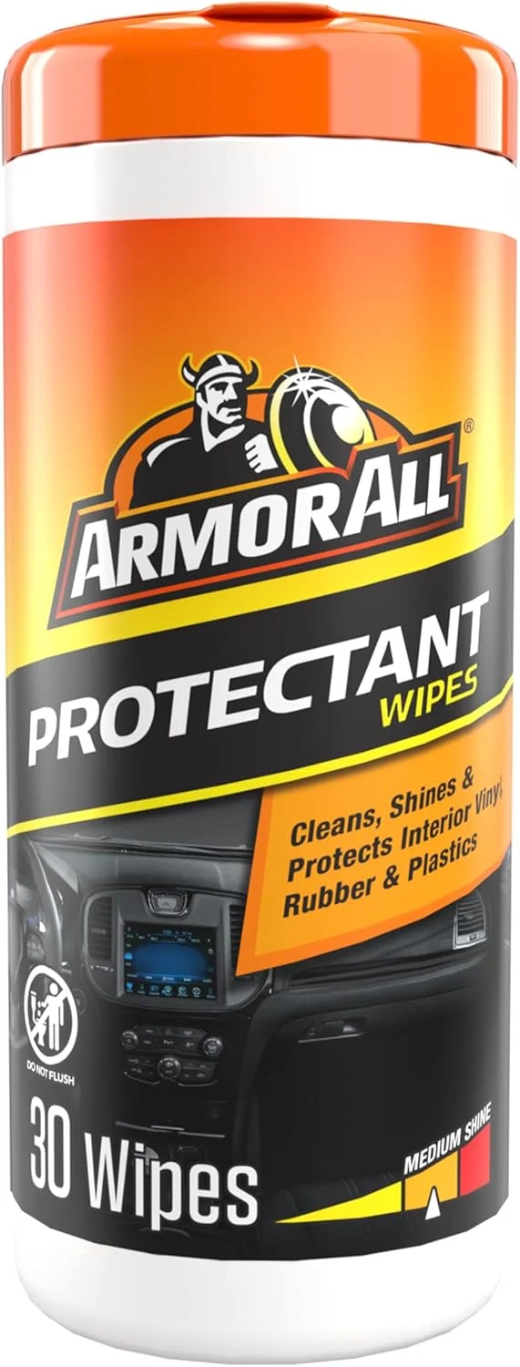 Armor All Original Protectant Wipes, Car Interior Cleaner Wipes w/ UV Protection - (30 Count)