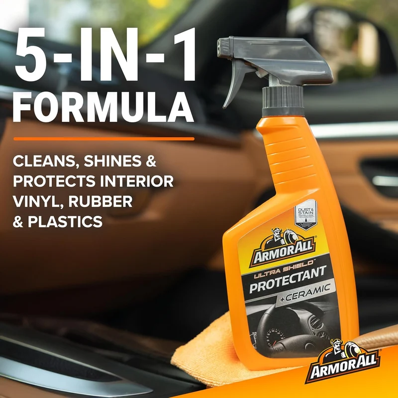 Armor All Extreme Shield Protectant Spray , Interior Car Cleaner with UV Protection Against Cracking and Fading (16 Fl Oz)
