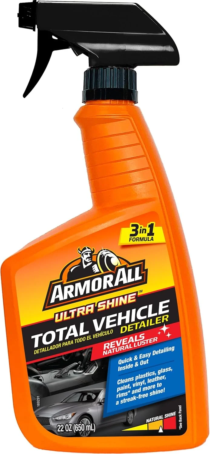 Armor All Ultra Shine Total Vehicle Detailer by Armor All, Car Detailer Spray for Interior and Exterior (22 Fl Oz)