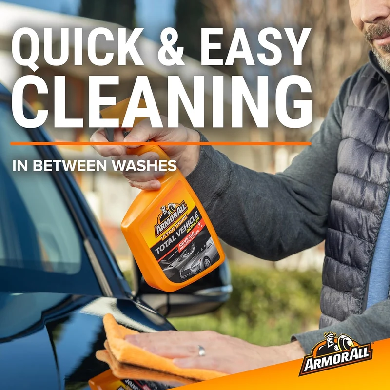 Armor All Ultra Shine Total Vehicle Detailer by Armor All, Car Detailer Spray for Interior and Exterior (22 Fl Oz)