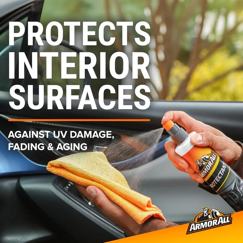 Armor All Car Wash and Car Cleaner Kit - Includes Glass Wipes, Car Wash & Wax Concentrate, Protectant Spray and Tire Foam
