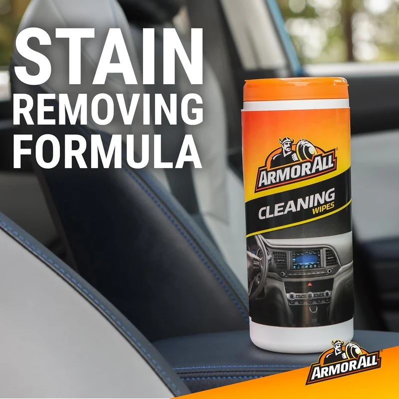 Armor All Car Cleaning Wipes, Wipes for Car Interior and Car Exterior - 90 Wipes