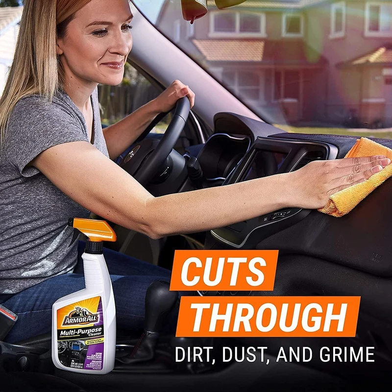 Armor All Multi Purpose Cleaner, Car Cleaner Spray for All Auto Surfaces - 16 Fl Oz (Pack of 2)