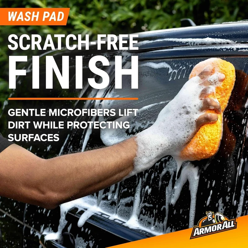 Armor All Premier Car Care Kit, Includes Car Wax & Wash Kit, Glass Cleaner, Car Air Freshener, Tire & Wheel Cleaner - (8 Piece Kit)