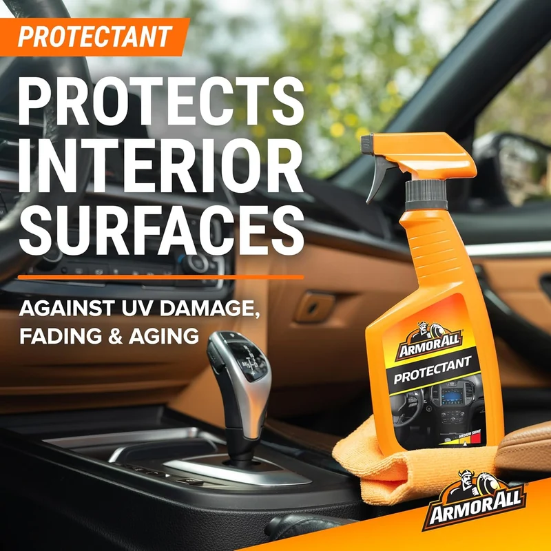 Armor All Premier Car Care Kit, Includes Car Wax & Wash Kit, Glass Cleaner, Car Air Freshener, Tire & Wheel Cleaner - (8 Piece Kit)