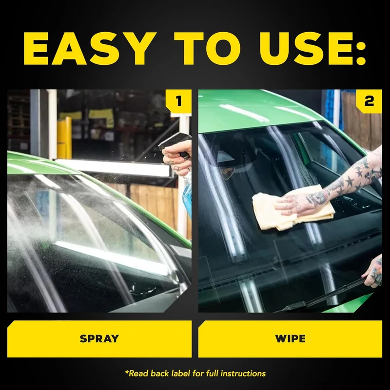 Meguiar's Perfect Clarity Glass Cleaner Windshields and Mirrors Gleaming Superior Streak Free Finish (24 Oz)