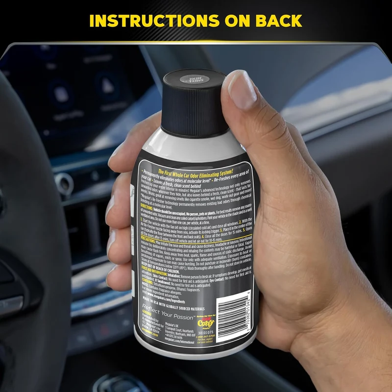 Meguiar's Whole Car Air Refresher Black Chrome Scent - 2oz