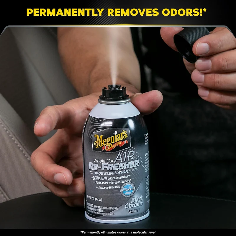 Meguiar's Whole Car Air Refresher Black Chrome Scent - 2oz