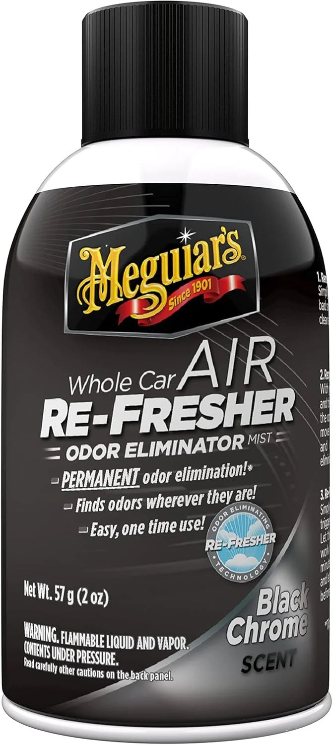 Meguiar's Whole Car Air Refresher Black Chrome Scent - 2oz