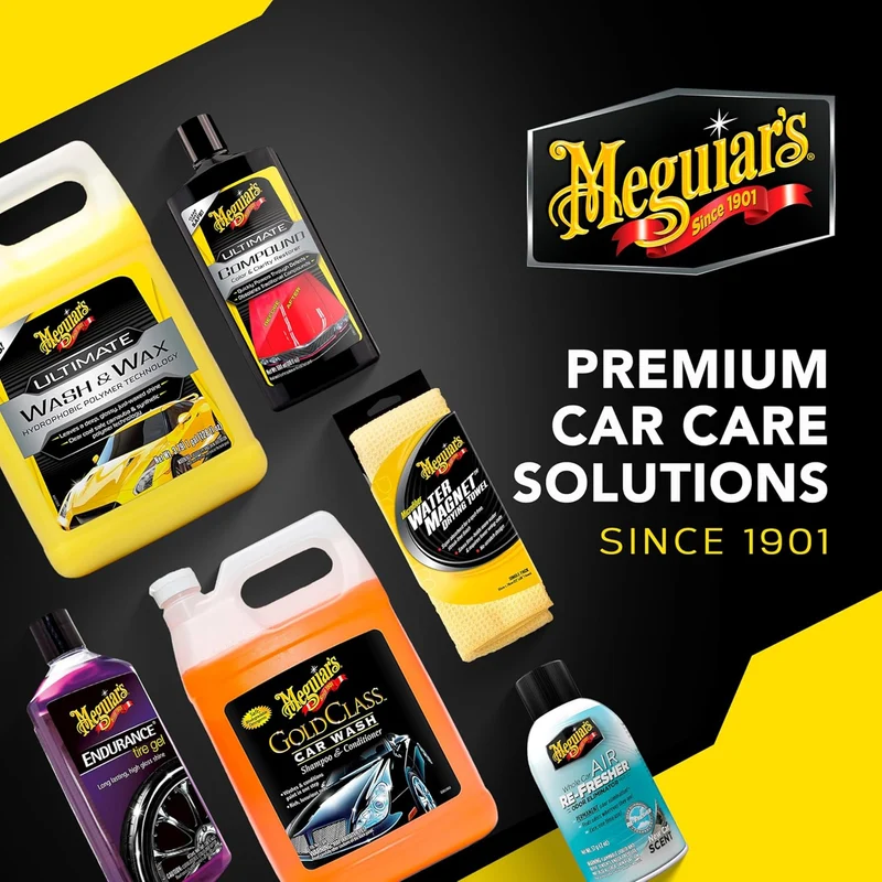 Meguiar's Whole Car Air Re-Fresher Odor Eliminator Mist - New Car Scent (2 oz)