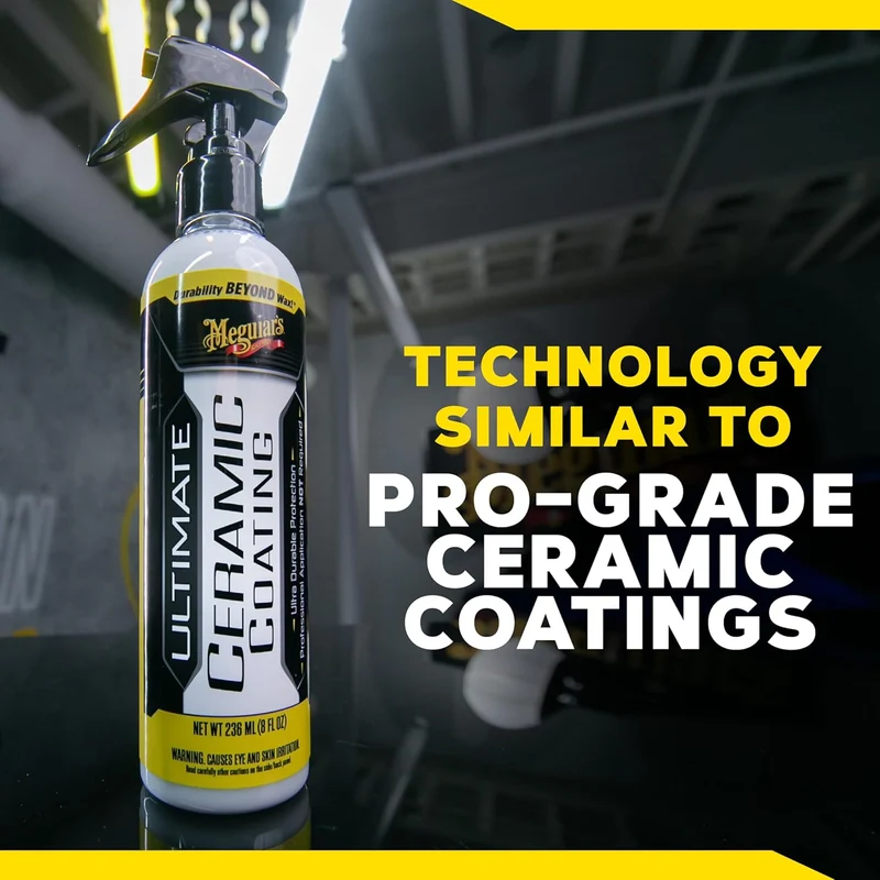 Meguiar's Ultimate Ceramic Coating - Ultra-Durable Cutting-Edge Ceramic Protection - (8oz) Spray