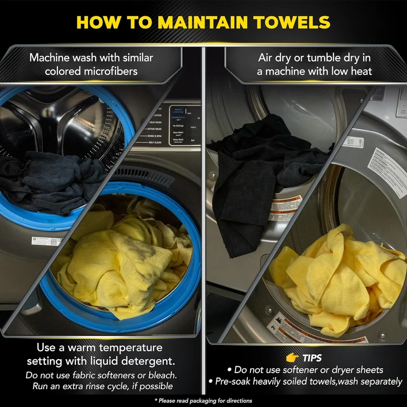 Meguiar's Supreme Shine Microfiber Towels for Cars, Ultra-Plush Car Microfiber Towel Set