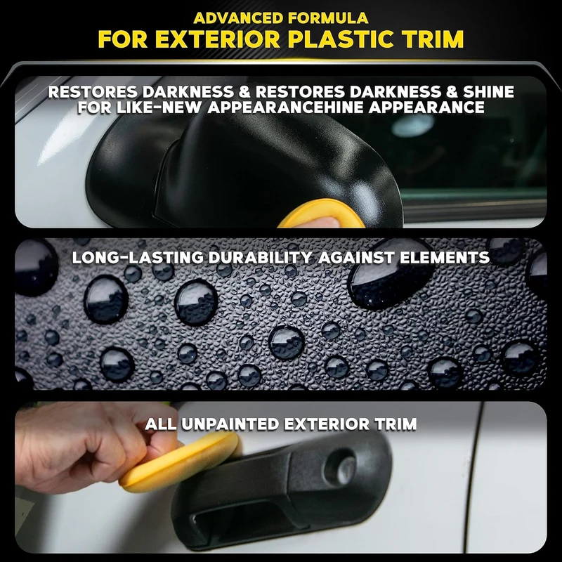 Meguiar's Hybrid Ceramic Car Trim Plastic Restorer - (16 Oz) Bottle