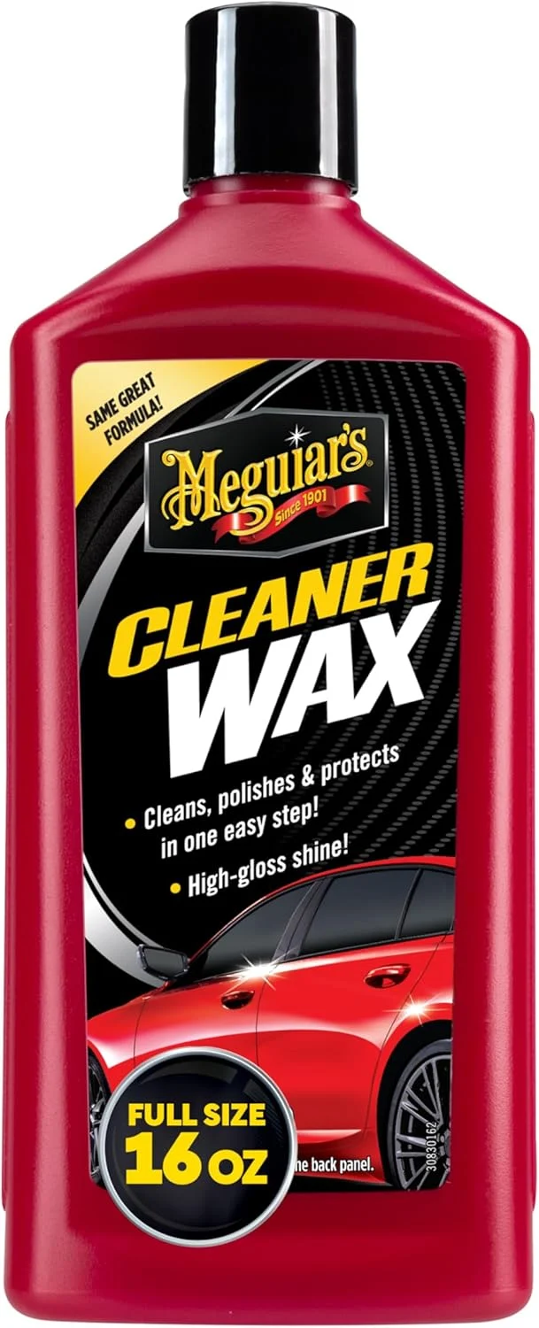 Meguiar's Cleaner Liquid Car Wax, Cleans, Polishes and Protects Easy to Use Long-lasting Shine - (16 Oz)