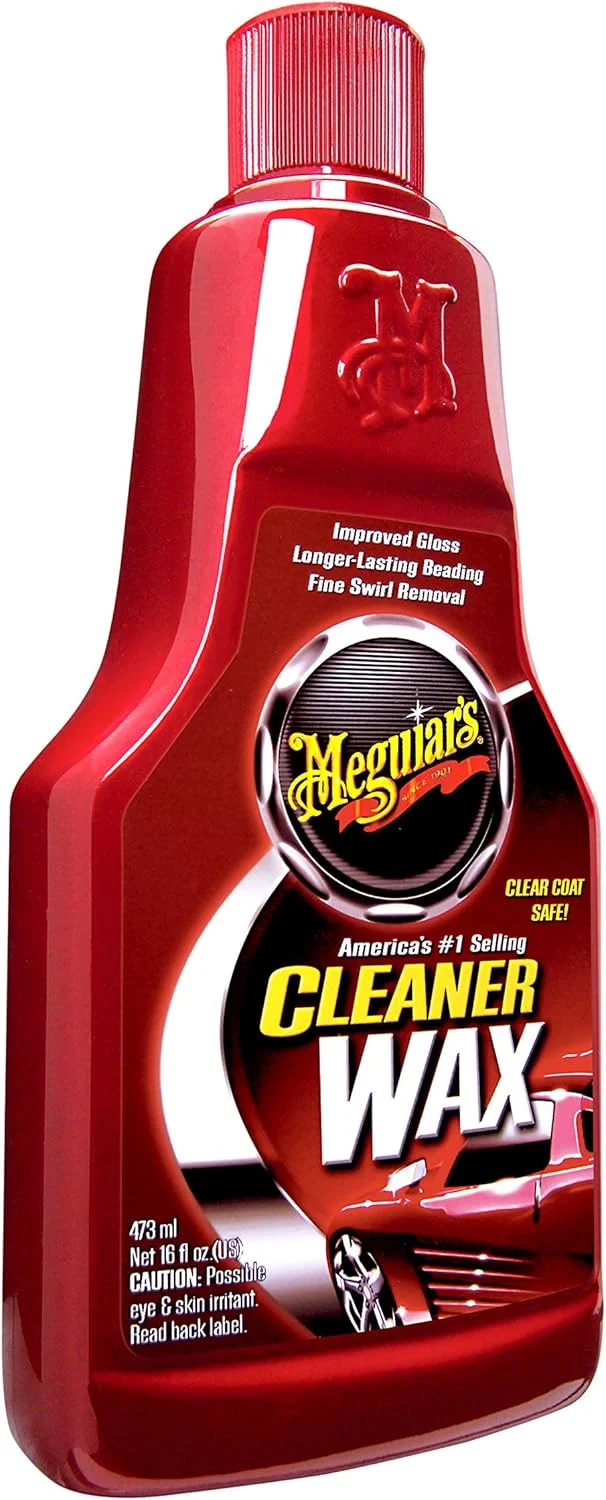 Meguiar's Cleaner Liquid Car Wax, Cleans, Polishes and Protects Easy to Use Long-lasting Shine - (16 Oz)