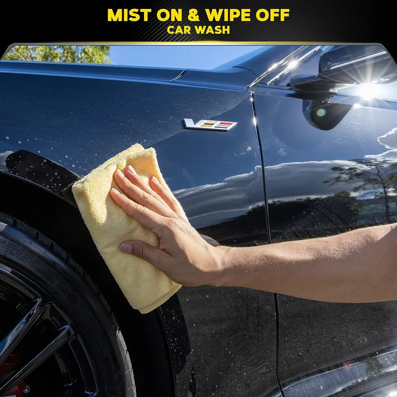 Meguiar’s Ultimate Waterless Wash & Wax, Scratch-Free Cleaning Spray 2-in-1 Detailer for Shine (26 Oz)