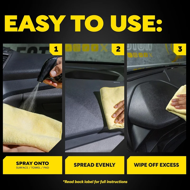 Meguiar's G4016 Supreme Shine Protectant (16 Oz) Car Interior Cleaner/Protectant for UV Rays