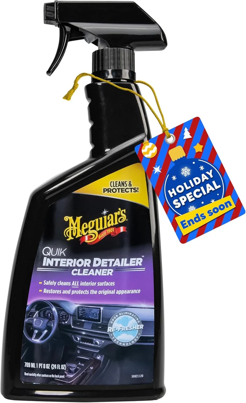 Meguiar's Quik Interior Detailer Cleaner - 24 Oz Spray Bottle