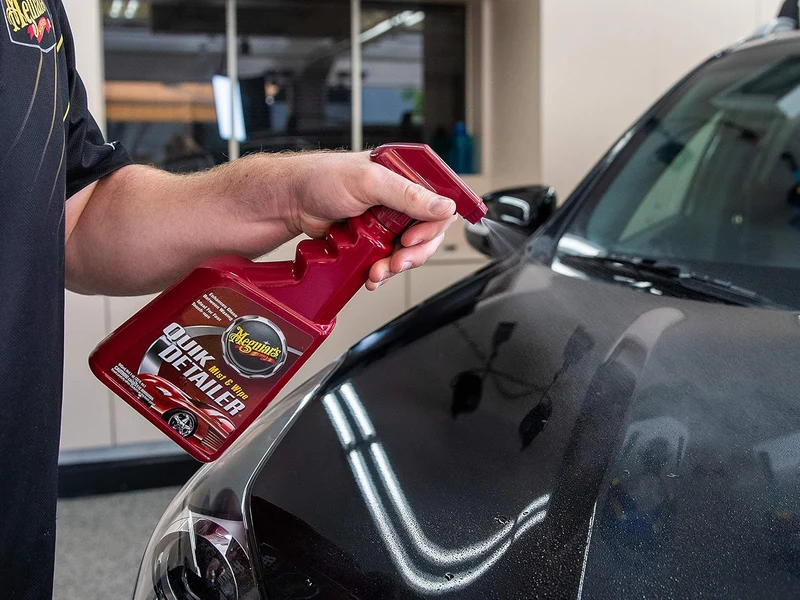Meguiar's Quik Detailer, Mist & Wipe Car Detailing Spray - 32 oz