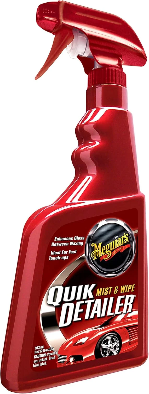 Meguiar's Quik Detailer, Mist & Wipe Car Detailing Spray - 32 oz