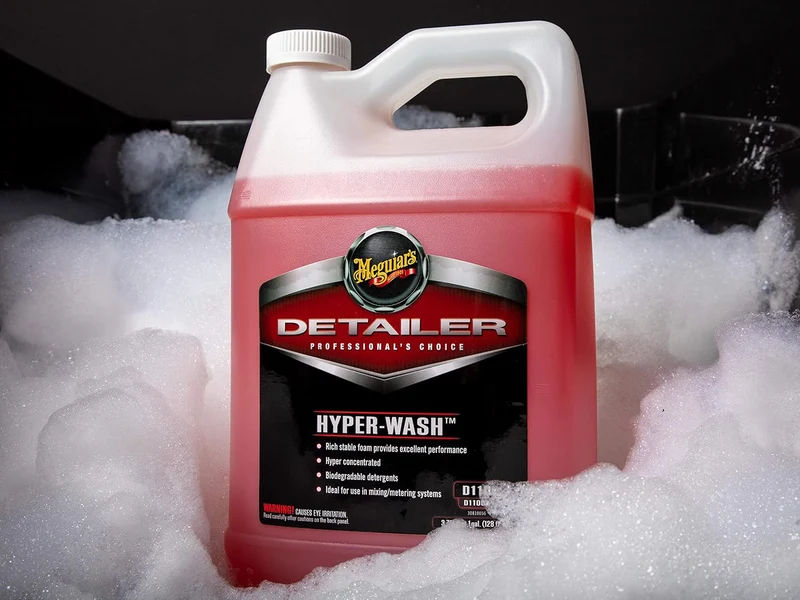 Meguiar's Hyper Wash Foaming Car Wash Lifts Off Dirt and Leaves a Rich Shine - 1 Gallon (Packaging May Vary)