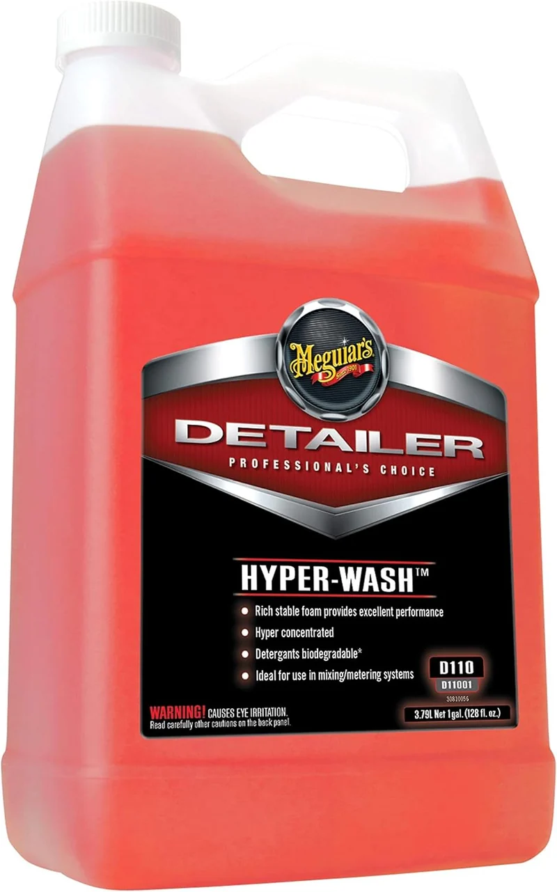 Meguiar's Hyper Wash Foaming Car Wash Lifts Off Dirt and Leaves a Rich Shine - 1 Gallon (Packaging May Vary)