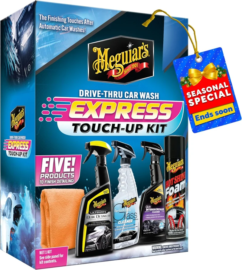 Meguiar's Drive-Thru Car Wash Express Touch-Up Kit - The Perfect Car Detailing Kit for Touching Up