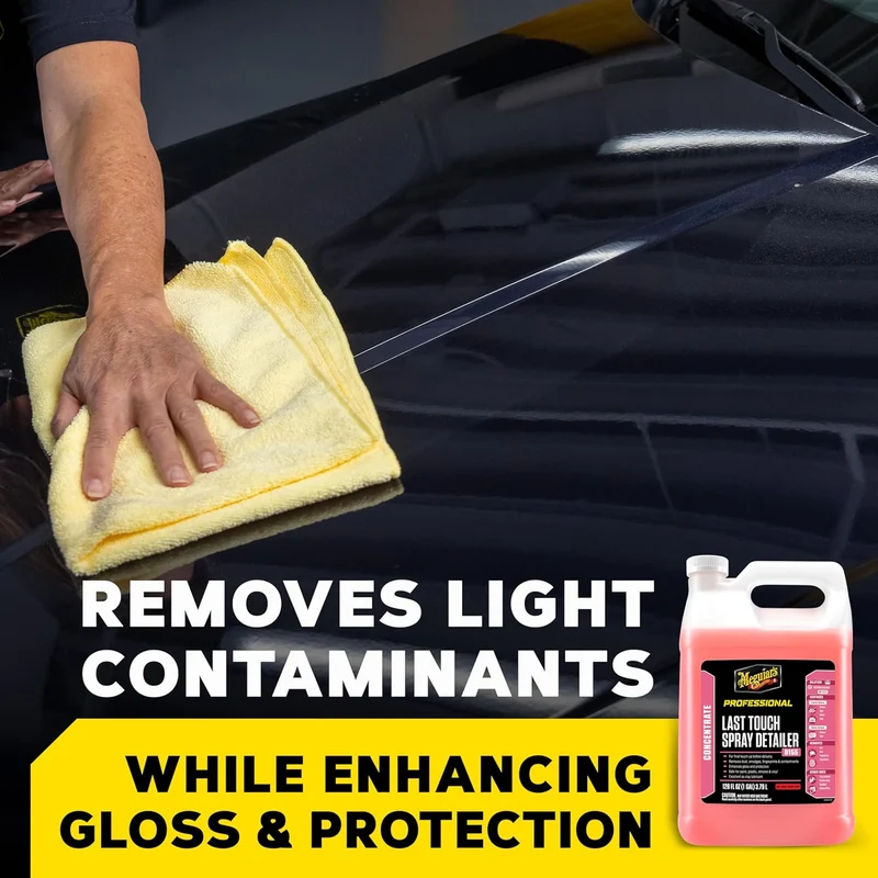 Meguiar's Last Touch Spray Detailer Removes Dust, Smudges, Fingerprints Enhances Protection, (1 Gallon)