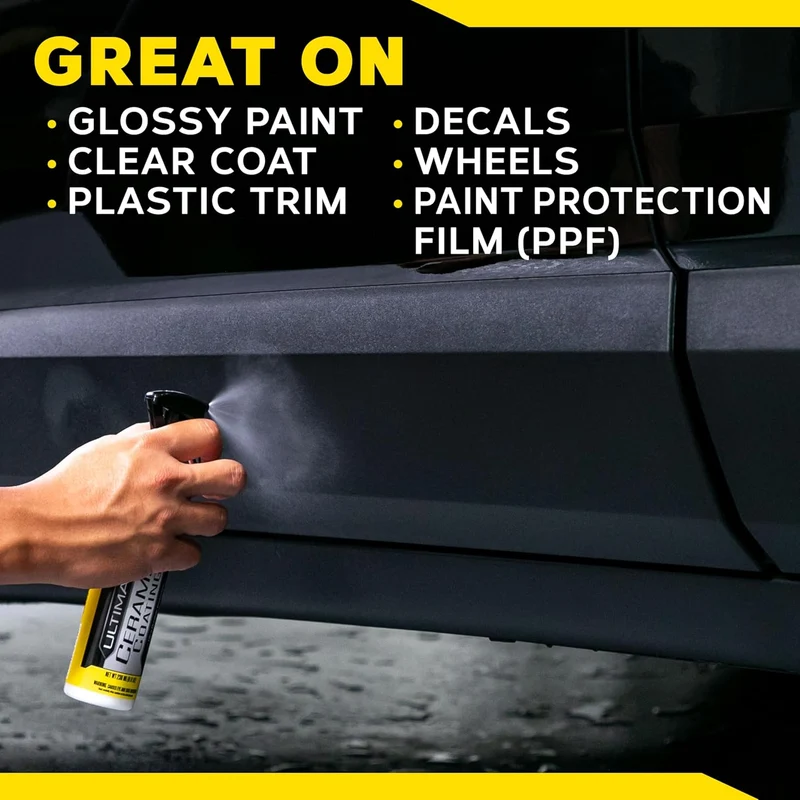 Meguiar's Ultimate Ceramic Coating Premium Kit for Cars Ultra-Durable Ceramic Protection with Microfiber Towels