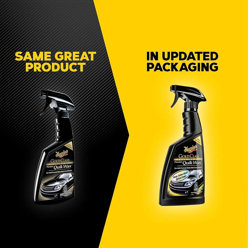 Meguiar's Gold Class Carnauba Quik Wax, Special Blend for Richness and Shine (16 Oz)