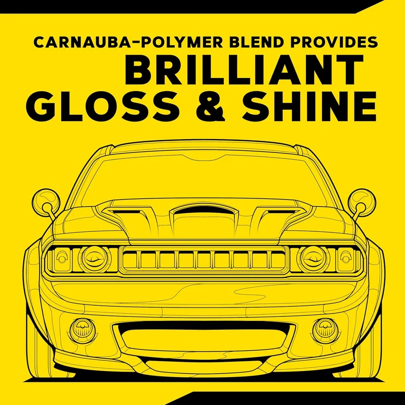 Meguiar's Gold Class Carnauba Plus Premium Liquid Wax Car Detailing Kit w/ Pure Carnauba Wax Blend and a Foam (16 Oz)