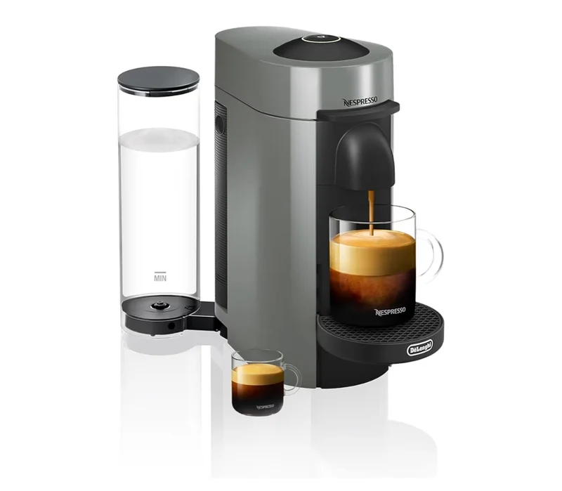 Nespresso Vertuo Plus Coffee and Espresso Maker by De'Longhi - Grey