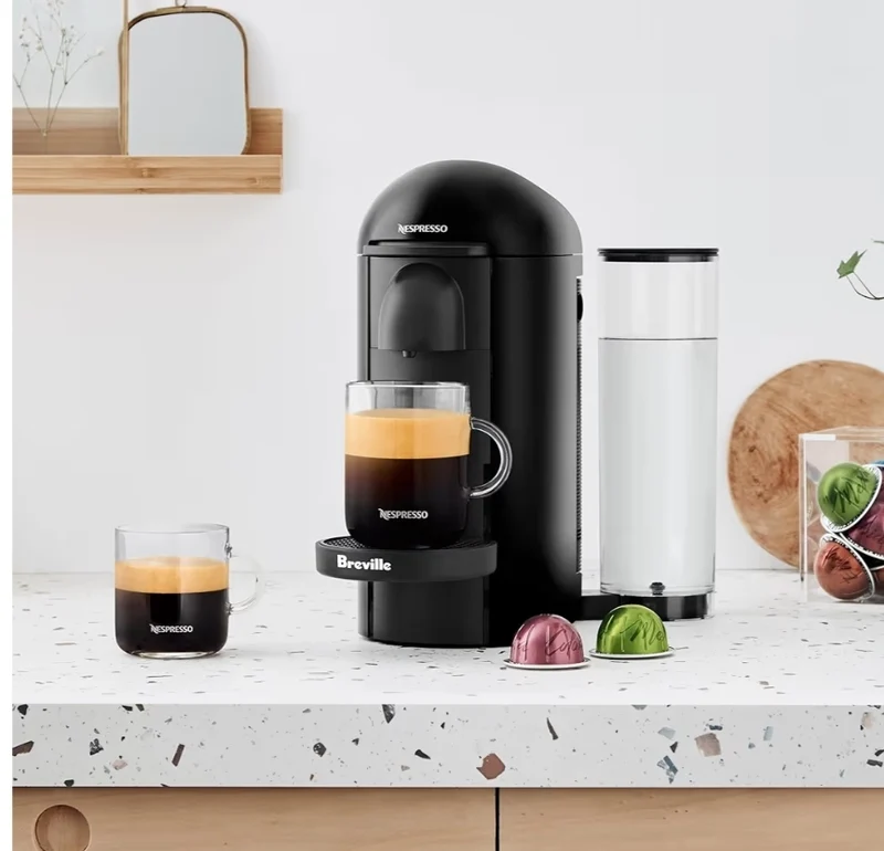 Nespresso Vertuo Plus Coffee and Espresso Maker by Breville - Ink Black
