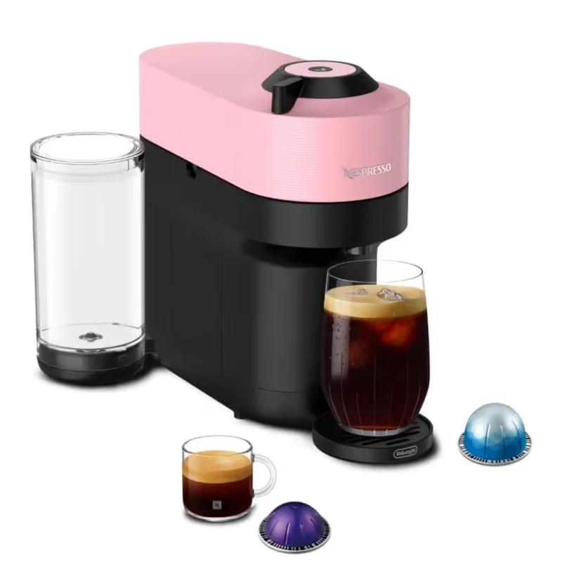 Nespresso Vertuo Pop+ Coffee and Espresso Maker by De'Longhi - Candy Pink