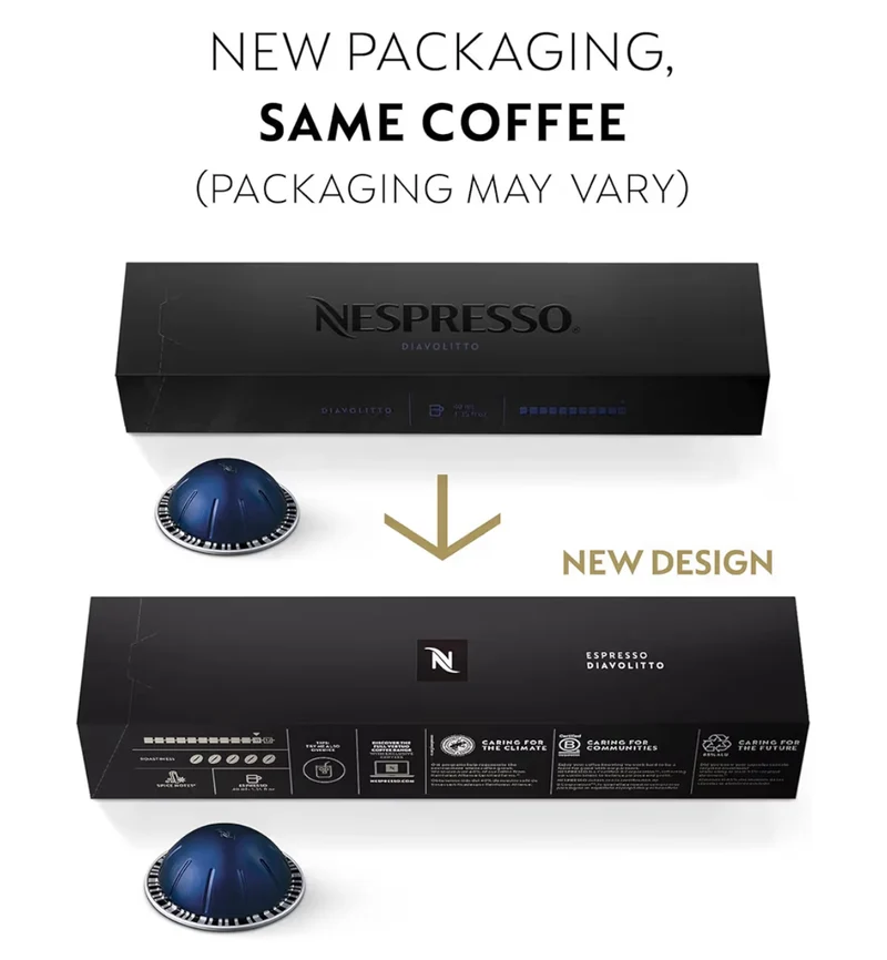Nespresso Vertuo Line Espresso, Diavolitto (50 CT)