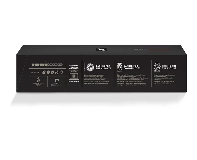 Nespresso Capsules Vertuo, Melozio Decaffeinato, Medium Roast Espresso - (30Ct) Coffee Pods Brews (7.8 oz.)